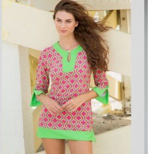 NEW Cabana Life Beach Cover Up Tunic Top 50+ UV L